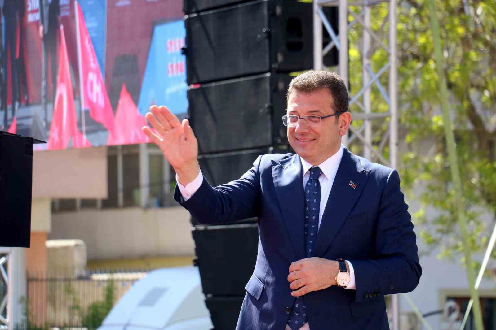 MİLLET İTTİFAKI CUMHURBAŞKANI YARDIMCISI ADAYI EKREM İMAMOĞLU HAKKINDA İZİNSİZ MİTİNG