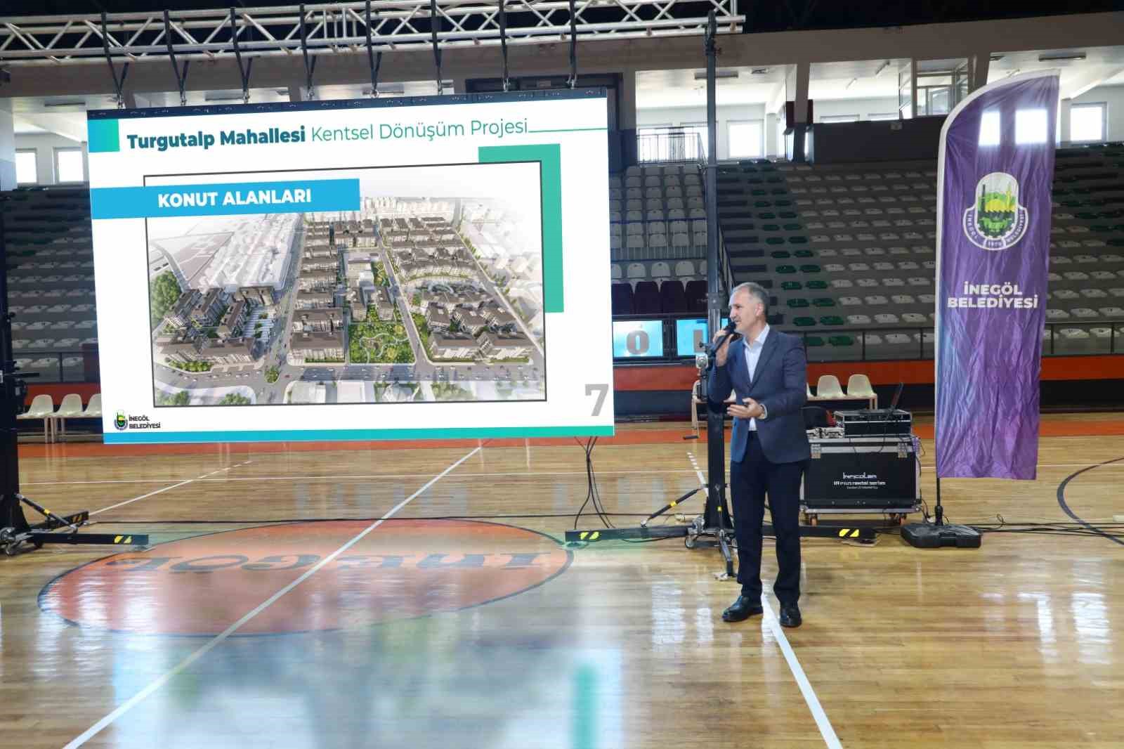 BURSA'NIN İNEGÖL BELEDİYESİ, TURGUTALP MAHALLESİNDE 250 BİN METREKARE ALANI KAPSAYAN