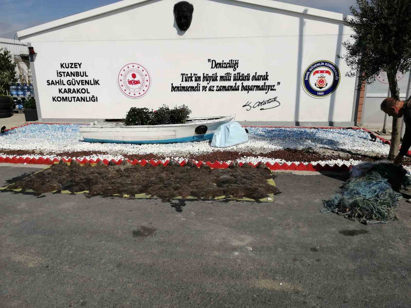 İSTANBUL’DA SAHİL KENARINA  BALIKÇILARA YÖNELİK YAPILAN DENETİMDE, YASADIŞI KAÇAK