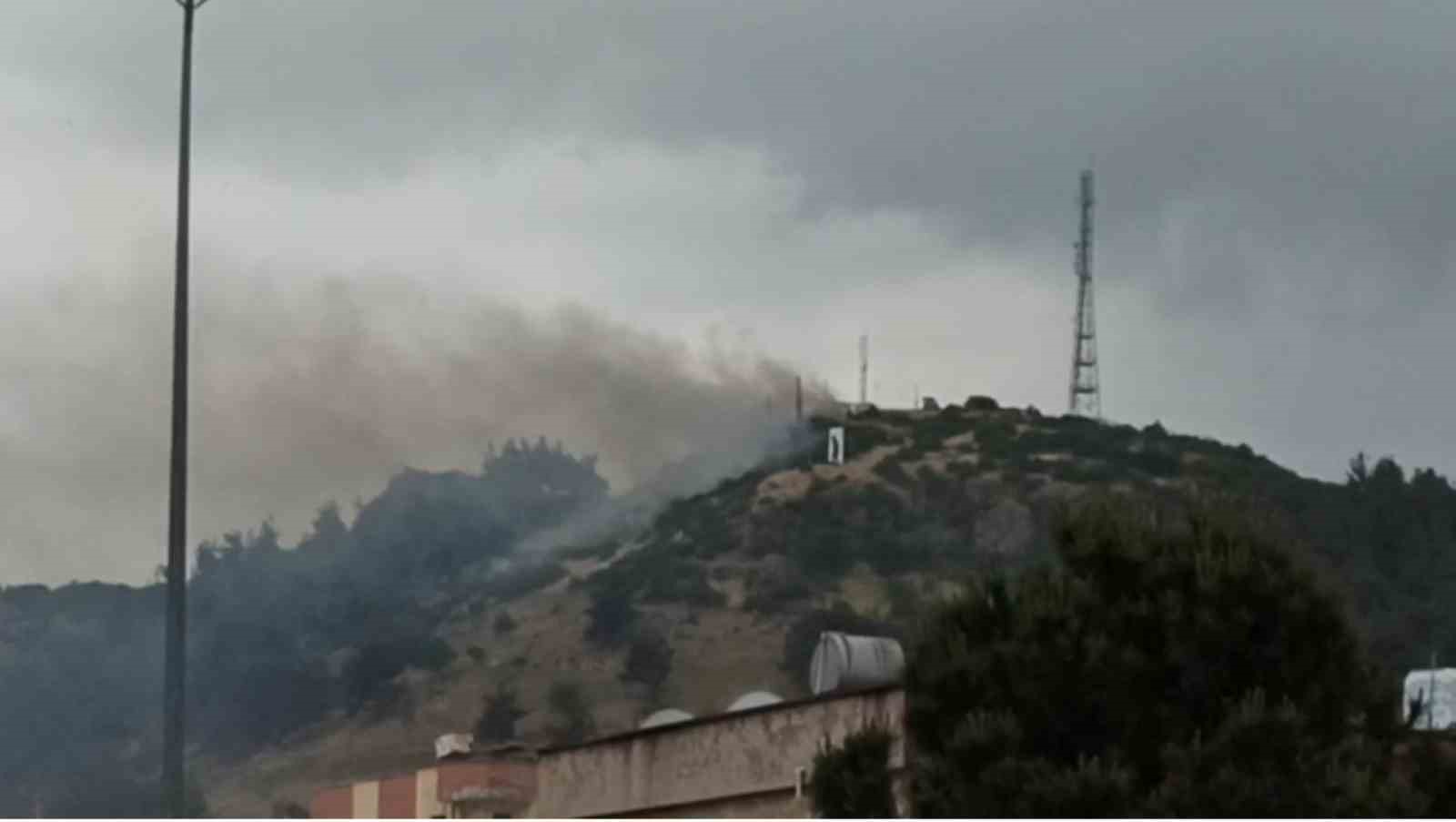 GAZİANTEP'İN İSLAHİYE İLÇESİ KURDİNİ TEPESİNDE SABAH SAATLERİNDE BİLİNMEYEN BİR NEDENLE