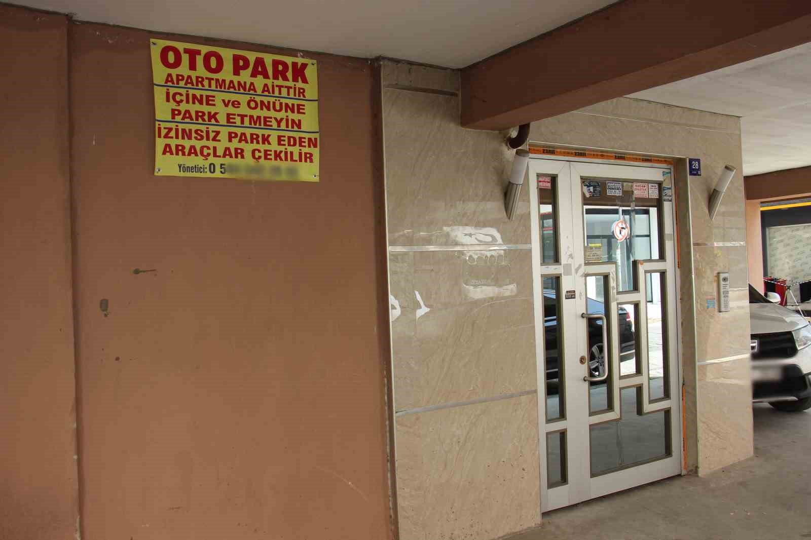AYDIN'IN EFELER İLÇESİNDE ALTI OTOPARK OLAN BİR APARTMANIN YÖNETİCİSİ HATALI