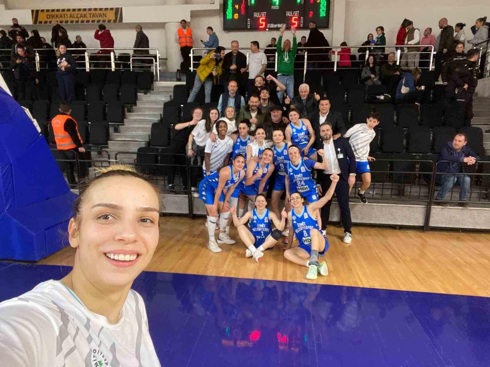 TÜRKİYE KADINLAR BASKETBOL LİGİ PLAY-OFF YARI FİNALİNİN DÖRDÜNCÜ MAÇINDA DEPLASMANDA