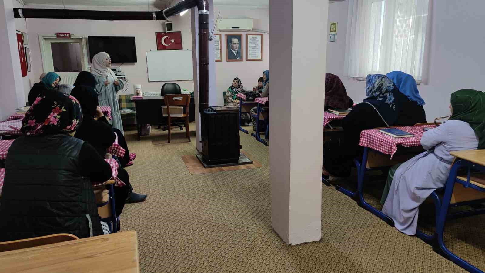 DÜZCE HALK SAĞLIĞI HİZMETLERİ BAŞKANLIĞI KETEM BİRİMİ TARAFINDAN KUR’AN KURSUNA