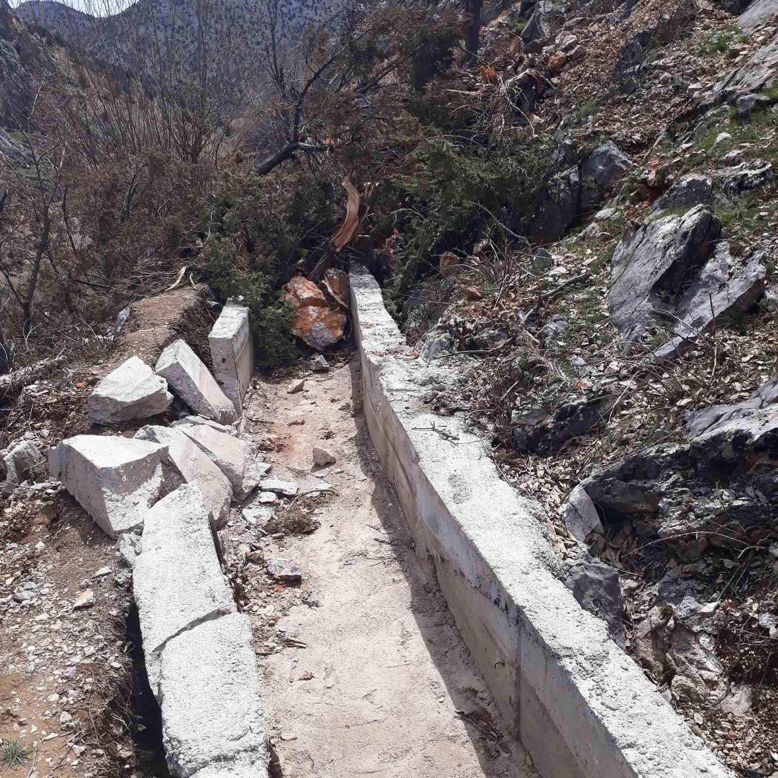 KAHRAMANMARAŞ’TA MEYDANA GELEN DEPREMLER SONRASI HASAR ALAN TARIMSAL SULAMA KANALLARININ