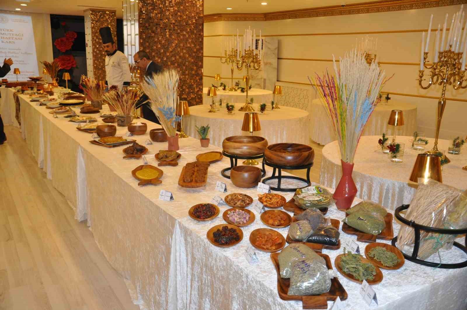 KARS’IN GELENEKSEL 170 YEMEĞİNDEN 140’I, "TÜRK MUTFAĞI HAFTASI" ETKİNLİKLERİNDE GÖRÜCÜYE