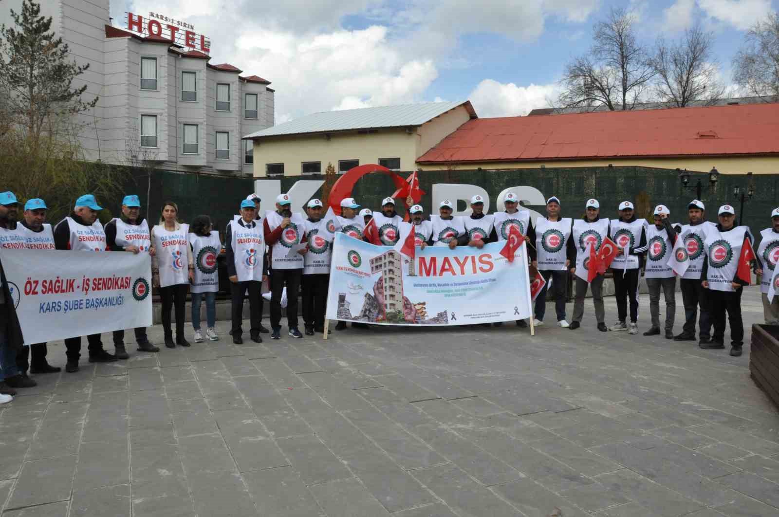 HAK-İŞ KARS İL BAŞKANLIĞI, 1 MAYIS İŞÇİ BAYRAMI KUTLAMALARI ÇERÇEVESİNDE