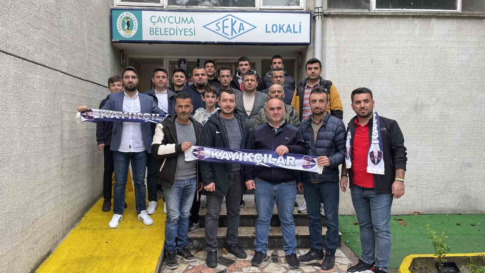 ZONGULDAK 1. AMATÖR LİG TAKIMLARINDAN KAYIKÇILAR GENÇLERBİRLİĞİ SPOR KULÜBÜ DAYANIŞMA
