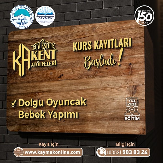 KAYSERİ BÜYÜKŞEHİR BELEDİYESİ BÜNYESİNDE HİZMET VEREN KAYSERİ MESLEKİ EĞİTİM VE