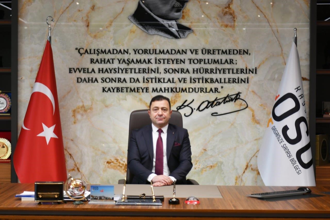 KAYSERİ OSB BAŞKANI MEHMET YALÇIN, TÜRKİYE İSTATİSTİK KURUMU (TÜİK) TARAFINDAN