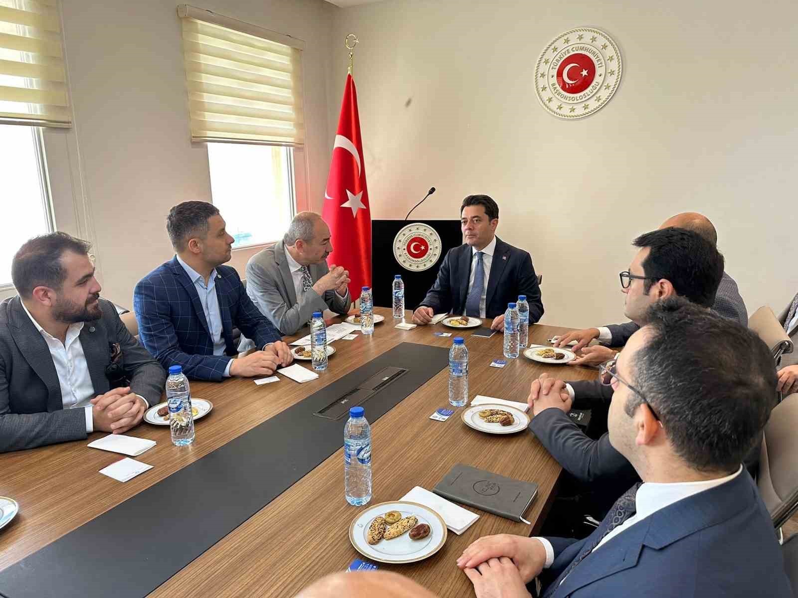 KAYSERİ TİCARET ODASI BAŞKANI ÖMER GÜLSOY, YÖNETİM KURULU ÜYELERİ VE
