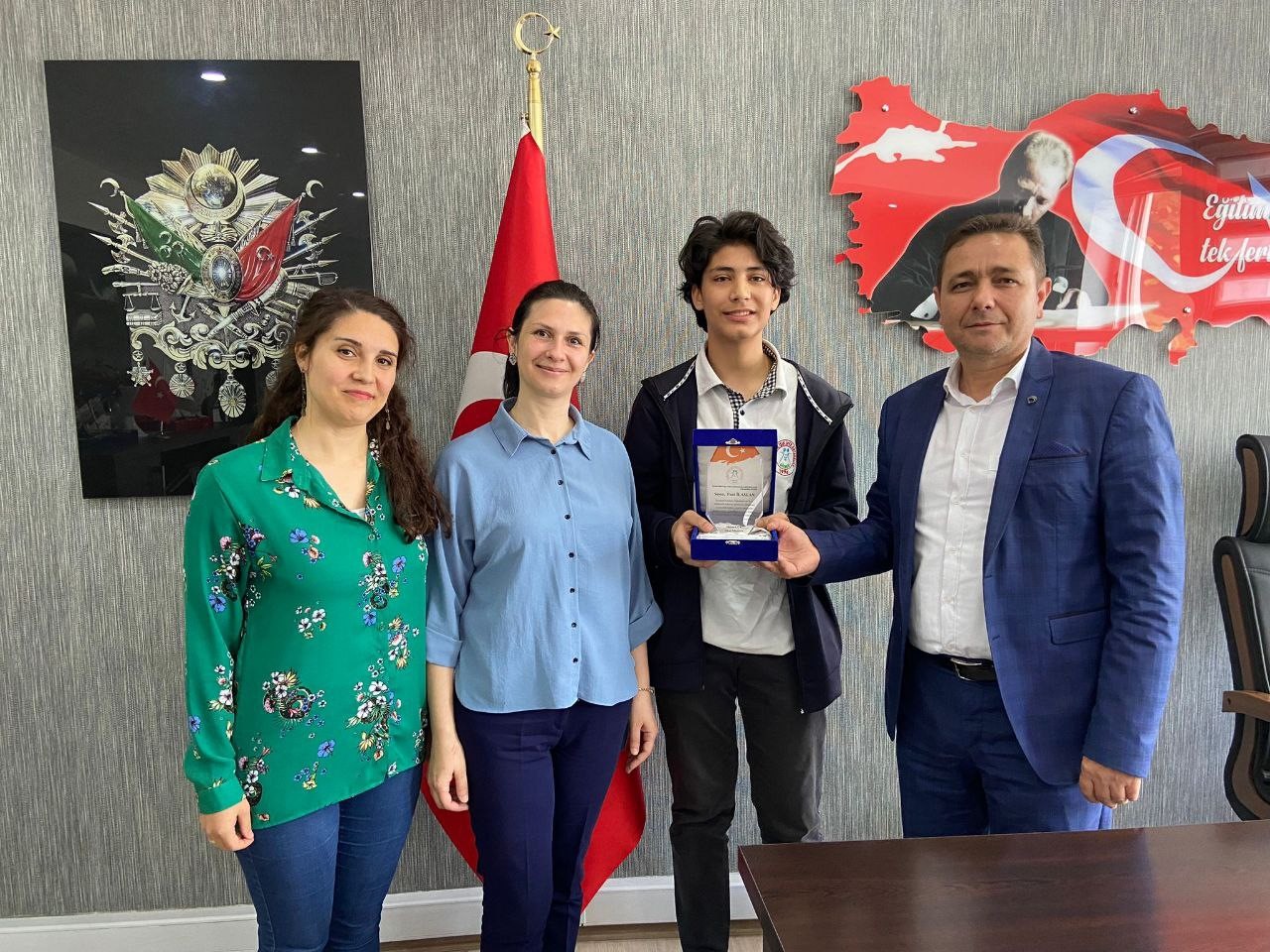 “Kazanım Değerlendirme” sınavında il birincisi Gönen’den