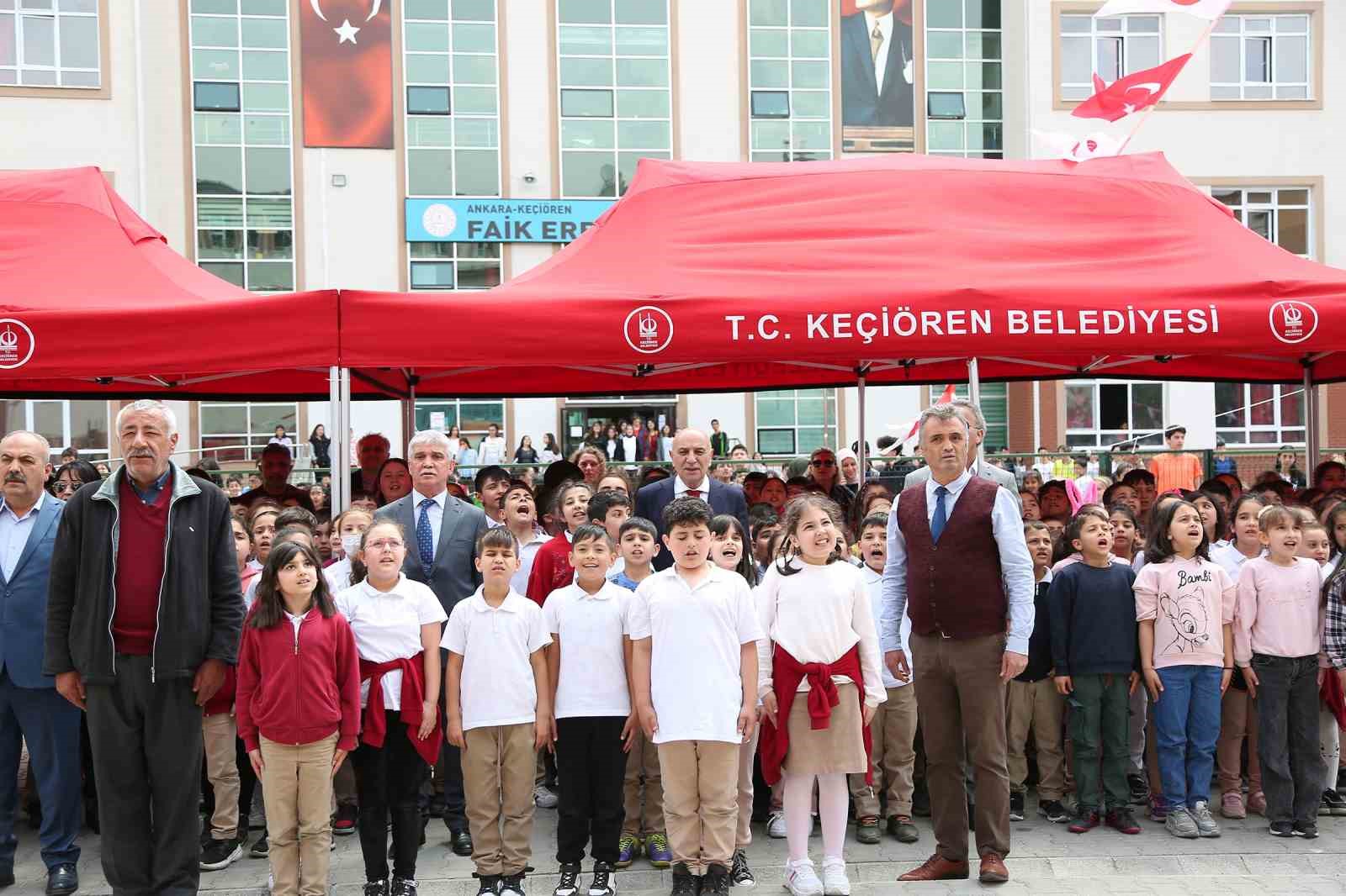 KEÇİÖREN BELEDİYESİ TARAFINDAN “EĞİTİME BİR TUĞLA DA BİZDEN” PROJESİ ÇERÇEVESİNDE