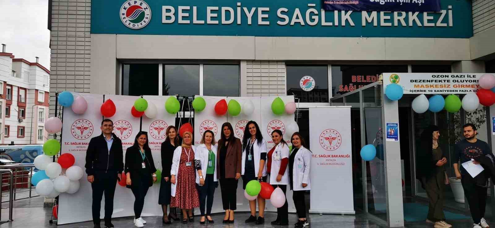 KEPEZ SAĞLIK MERKEZİ’NDE 24-30 NİSAN AŞI HAFTASI DOLAYISIYLA SAĞLIKLI YAŞAMIN