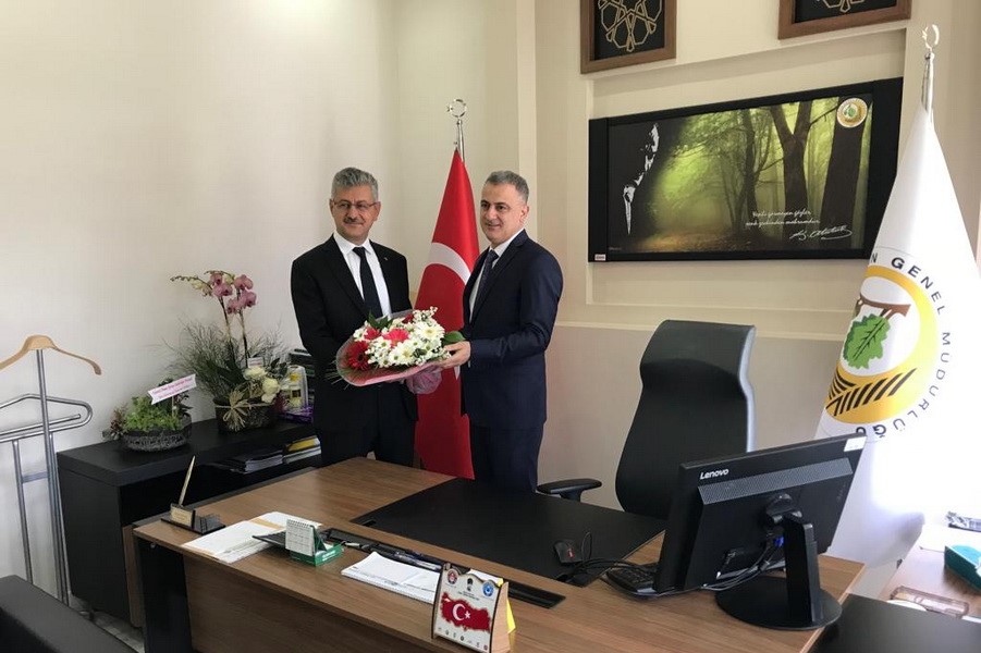 KIBRISCIK ORMAN İŞLETME MÜDÜRLÜĞÜNE İŞLETME MÜDÜRÜ OLARAK ATANAN OSMAN ÖZDEMİR