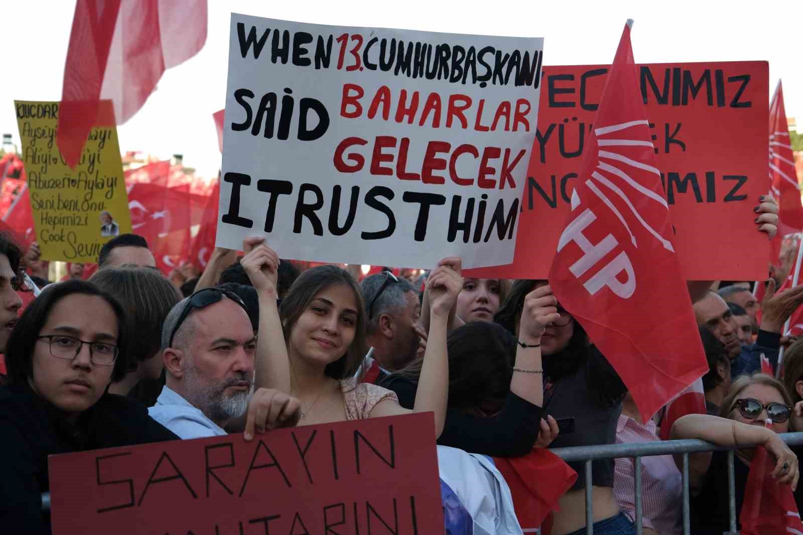 CHP GENEL BAŞKANI VE MİLLET İTTİFAKI’NIN CUMHURBAŞKANI ADAYI KEMAL KILIÇDAROĞLU,