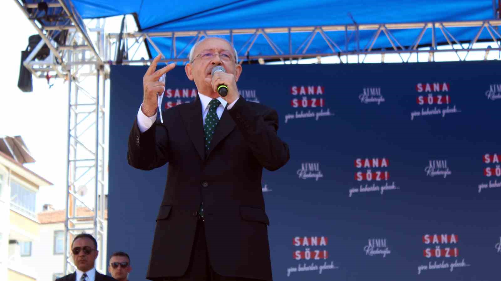 KEMAL KILIÇDAROĞLU, BOYABAT'TA HALKA HİTAP ETTİ