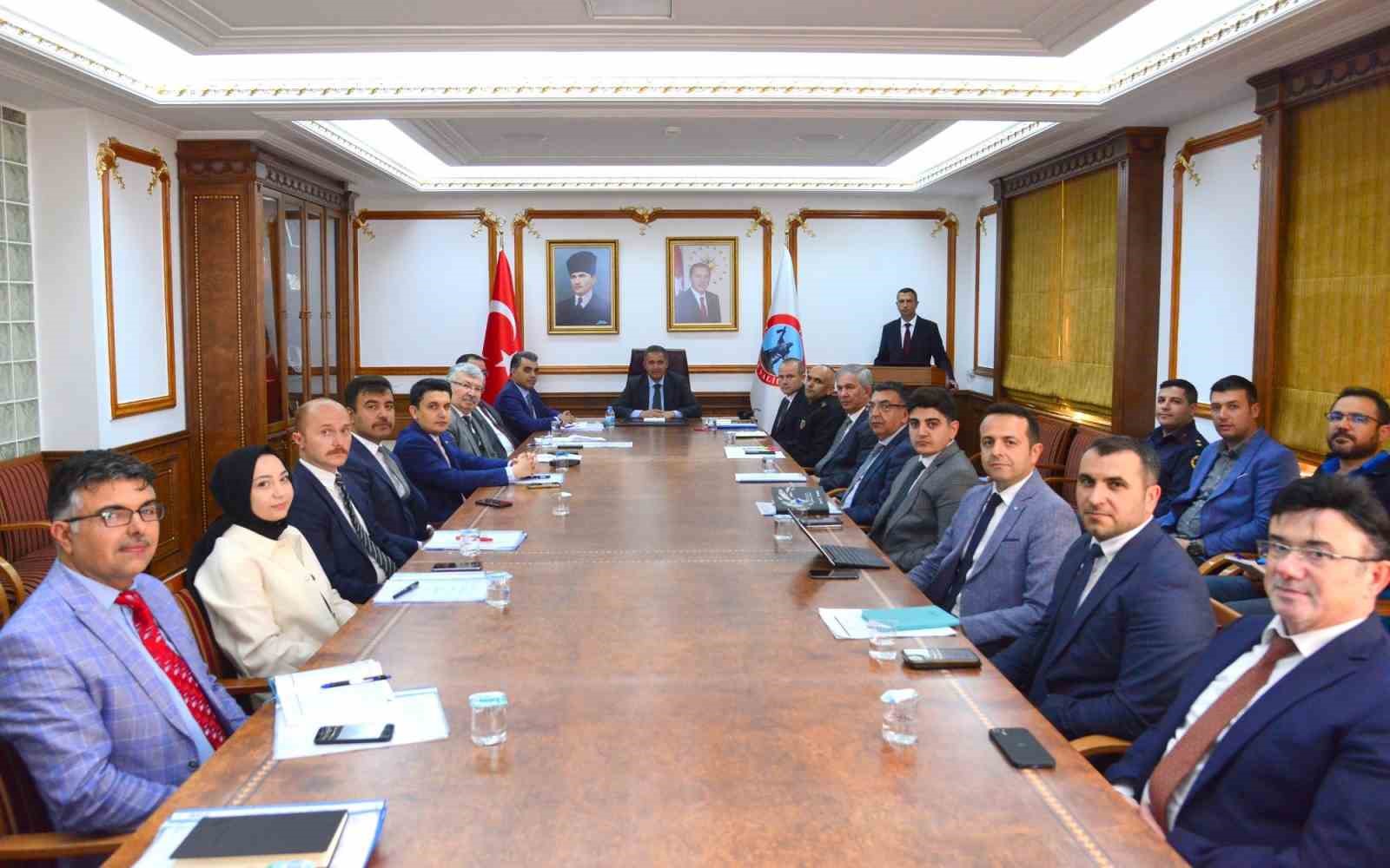İL SEÇİM GÜVENLİĞİ TOPLANTISI YAPILDI