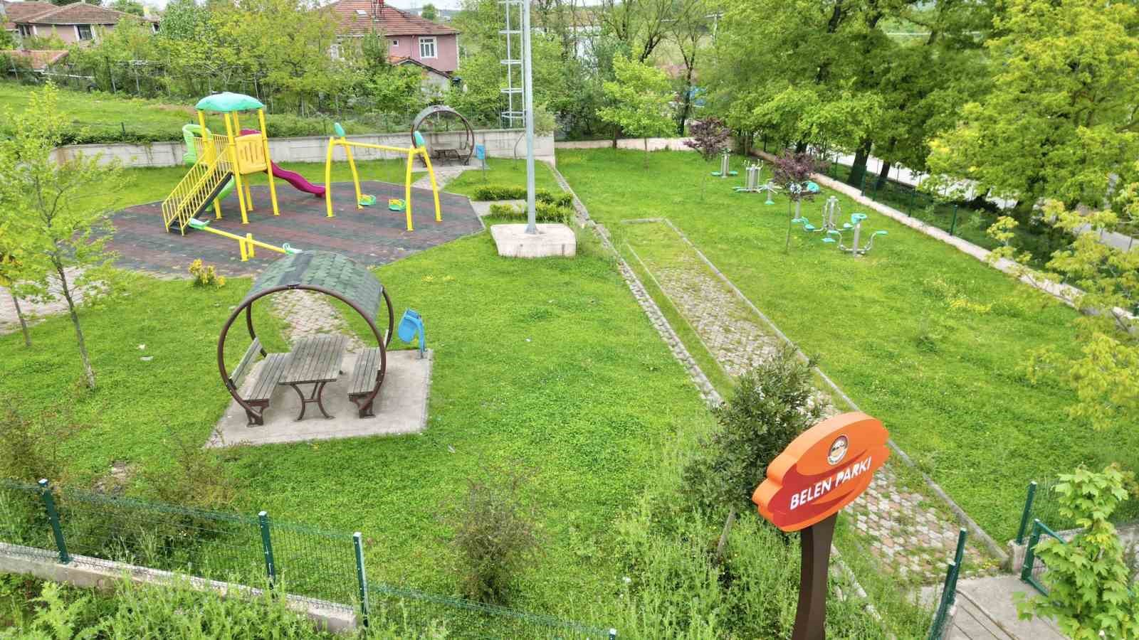 İLÇEDE YEŞİL ALANLARIN SAYISINI ÇOĞALTAN KÖRFEZ BELEDİYESİ, BELEN MESİRE ALANININ