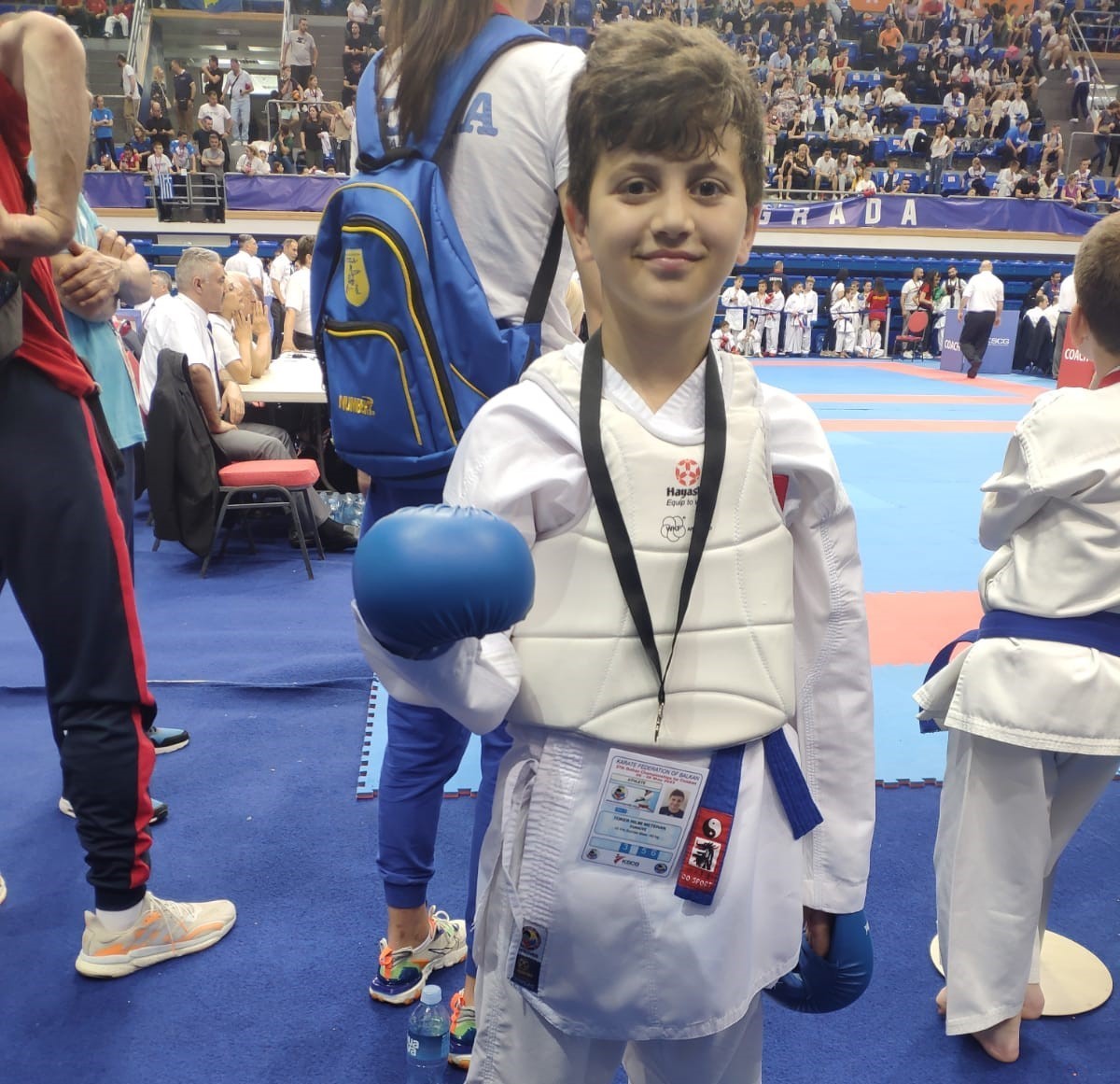 KARADAĞ'IN BAR ŞEHRİNDE YAPILAN BALKAN KARATE ŞAMPİYONASINA KATILAN KÖRFEZ GENÇLERBİRLİĞİ