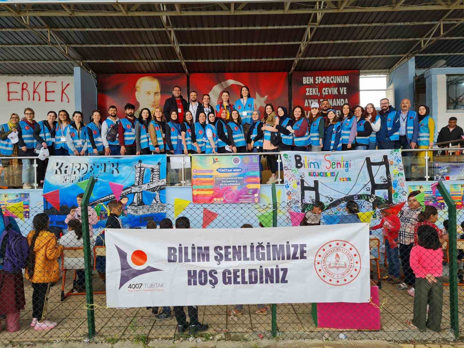 TÜBİTAK 4007 BİLİM ŞENLİKLERİ DESTEKLEME PROGRAMI ÇERÇEVESİNDE DESTEKLENEN "KÜÇÜKÇEKMECE'DEN PAZARCIK'A