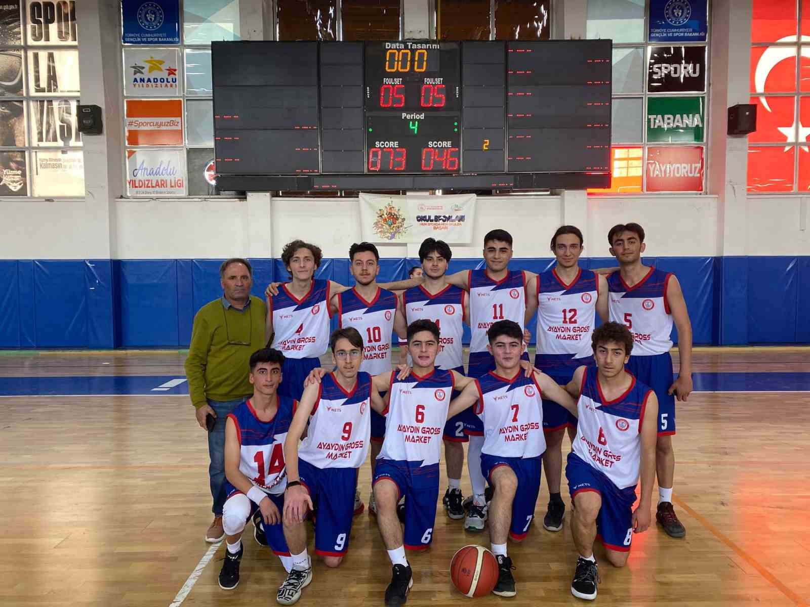 TARİHİ ERZİNCAN LİSESİ TUNCELİ’DE OYNANAN GENÇLER A LİSELER BASKETBOL GRUP