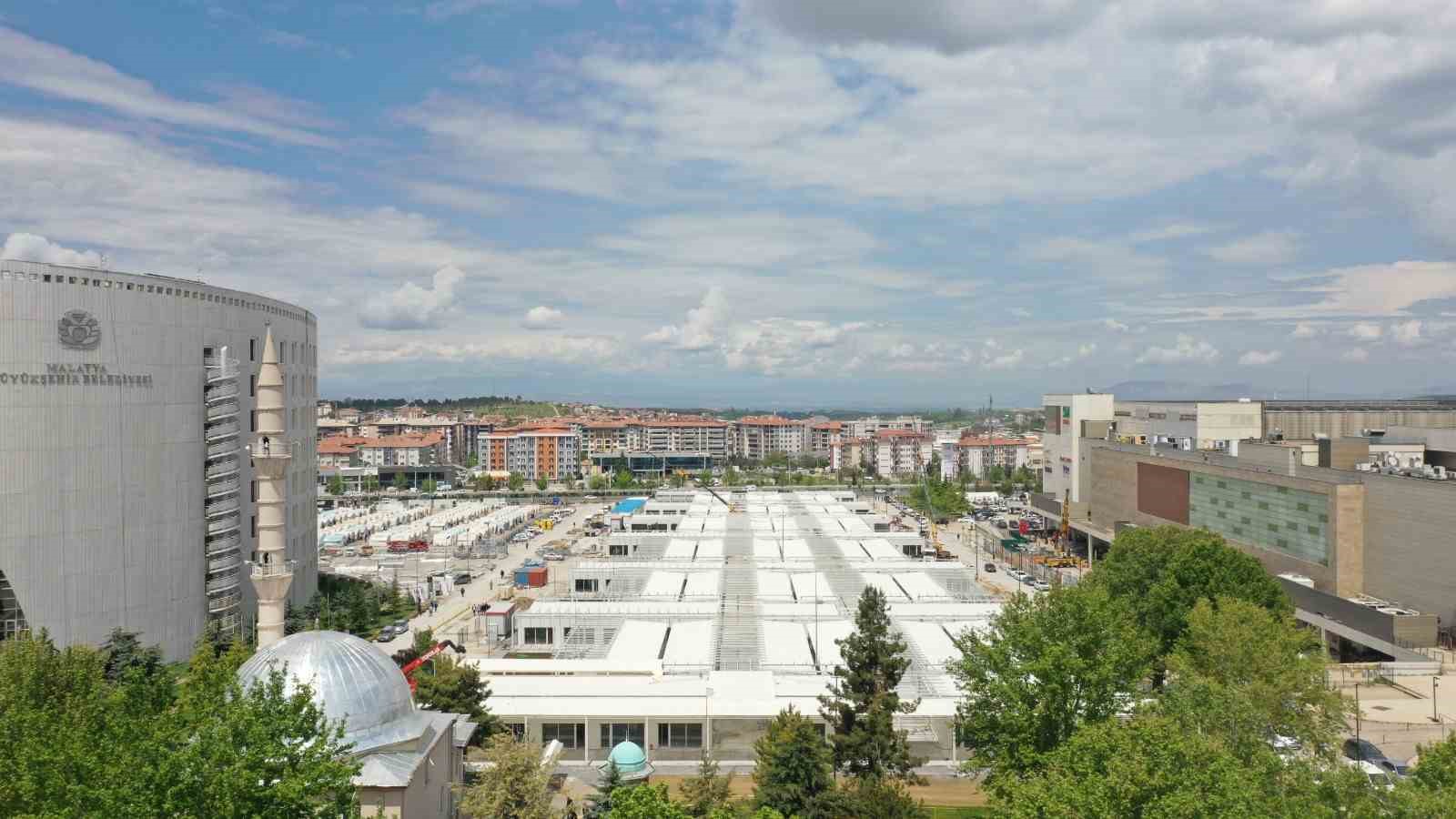 MALATYA BÜYÜKŞEHİR BELEDİYESİ YANINA İNŞA EDİLEN 338 ADET PREFABRİK İŞYERİNİN
