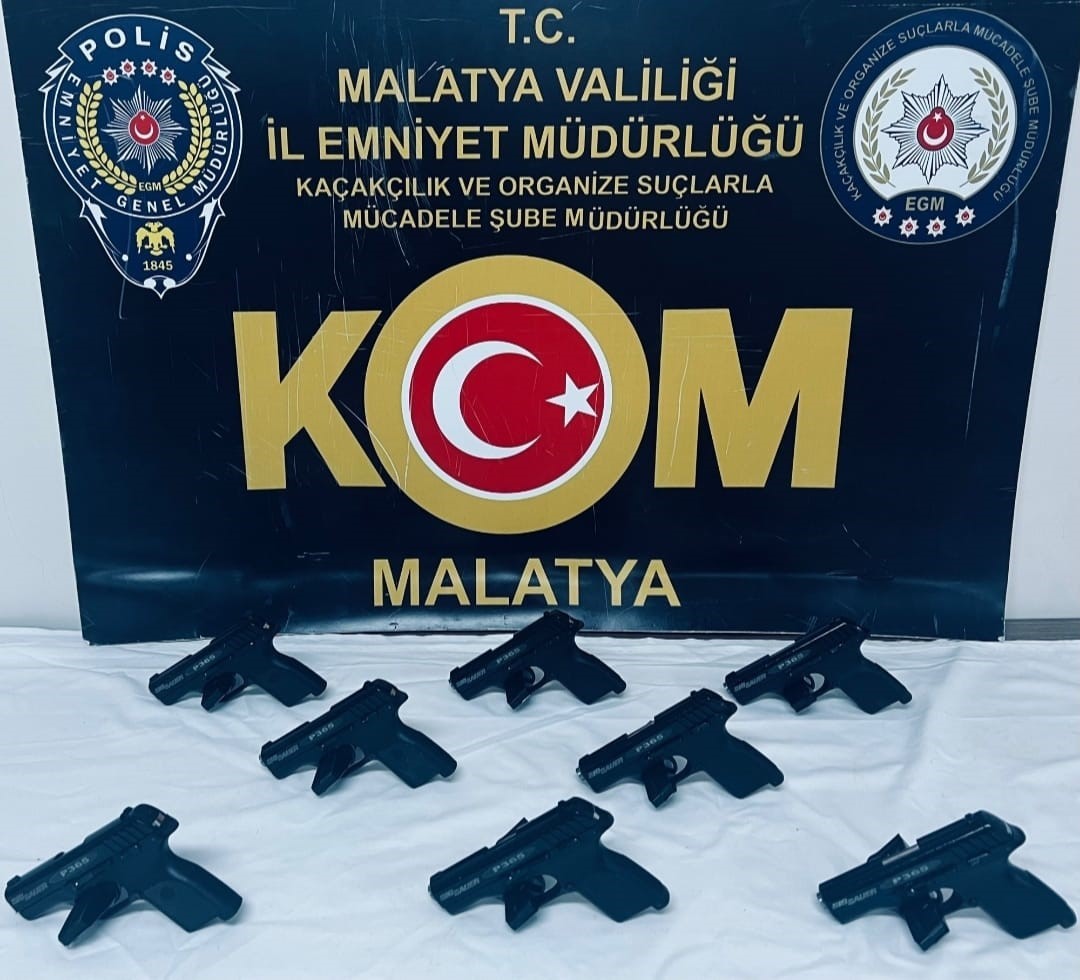 MALATYA’DA SİLAH KAÇAKÇILIĞI OPERASYONU: 1 GÖZALTI