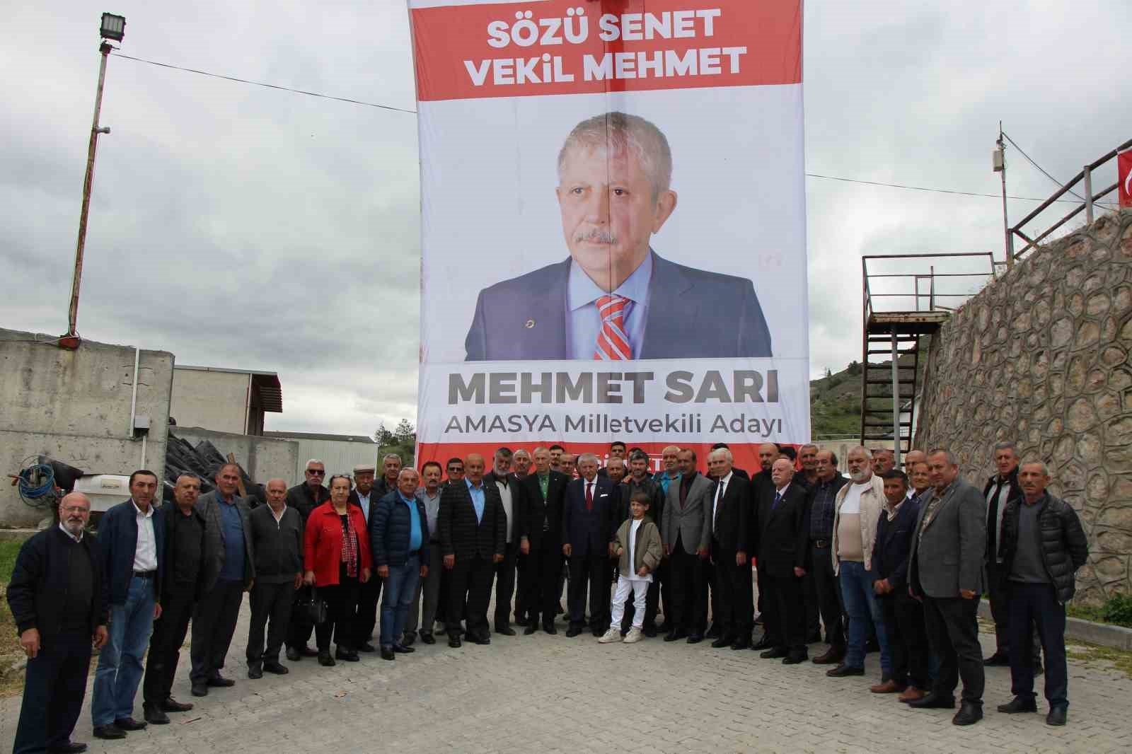 MHP AMASYA MİLLETVEKİLİ ADAYI MEHMET SARI, “BİZ MÜREFFEH, GELECEĞİ AYDINLIK