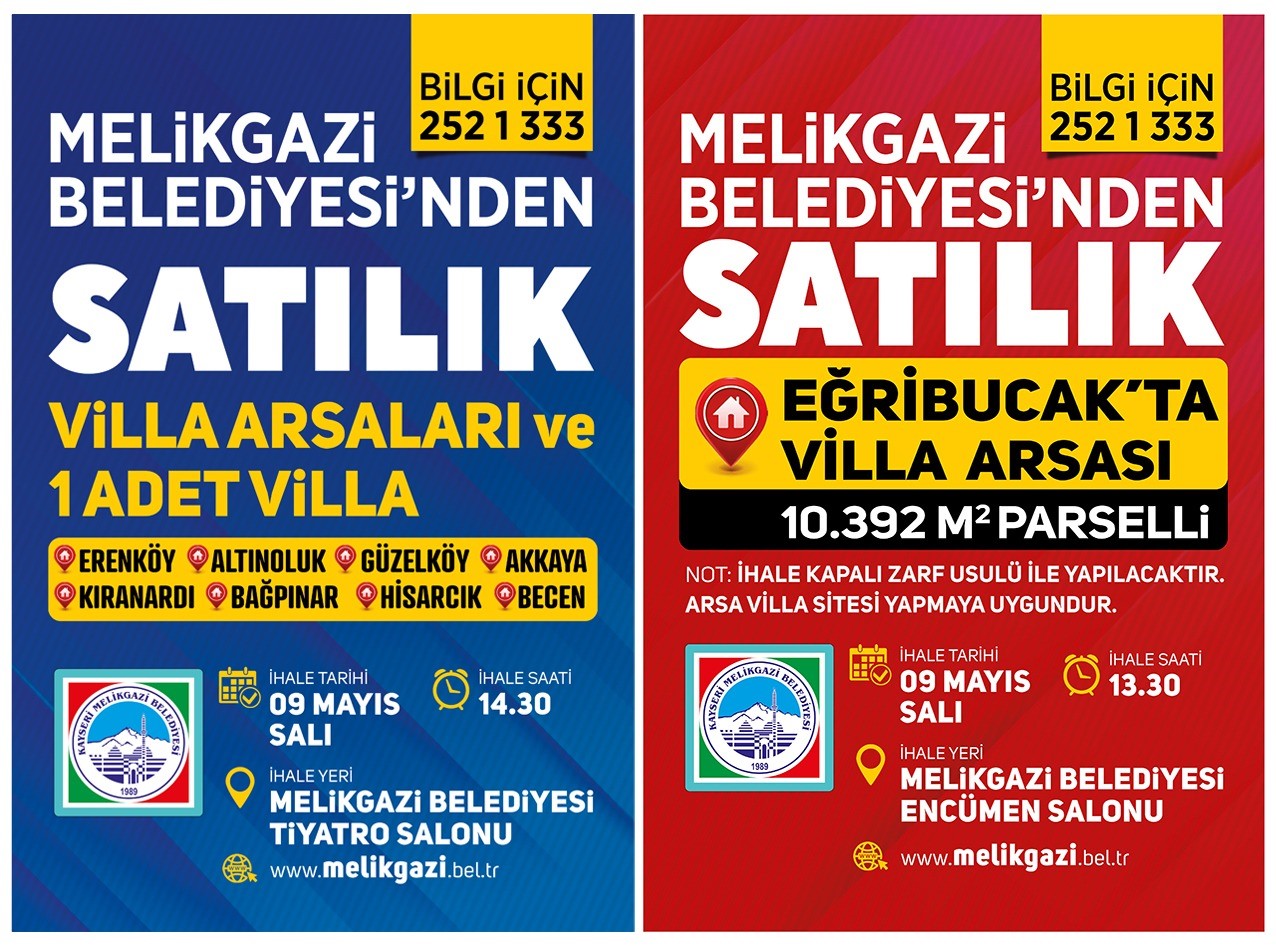MELİKGAZİ BELEDİYE BAŞKANI DR. MUSTAFA PALANCIOĞLU, MÜLKİYETİ BELEDİYEYE AİT OLAN