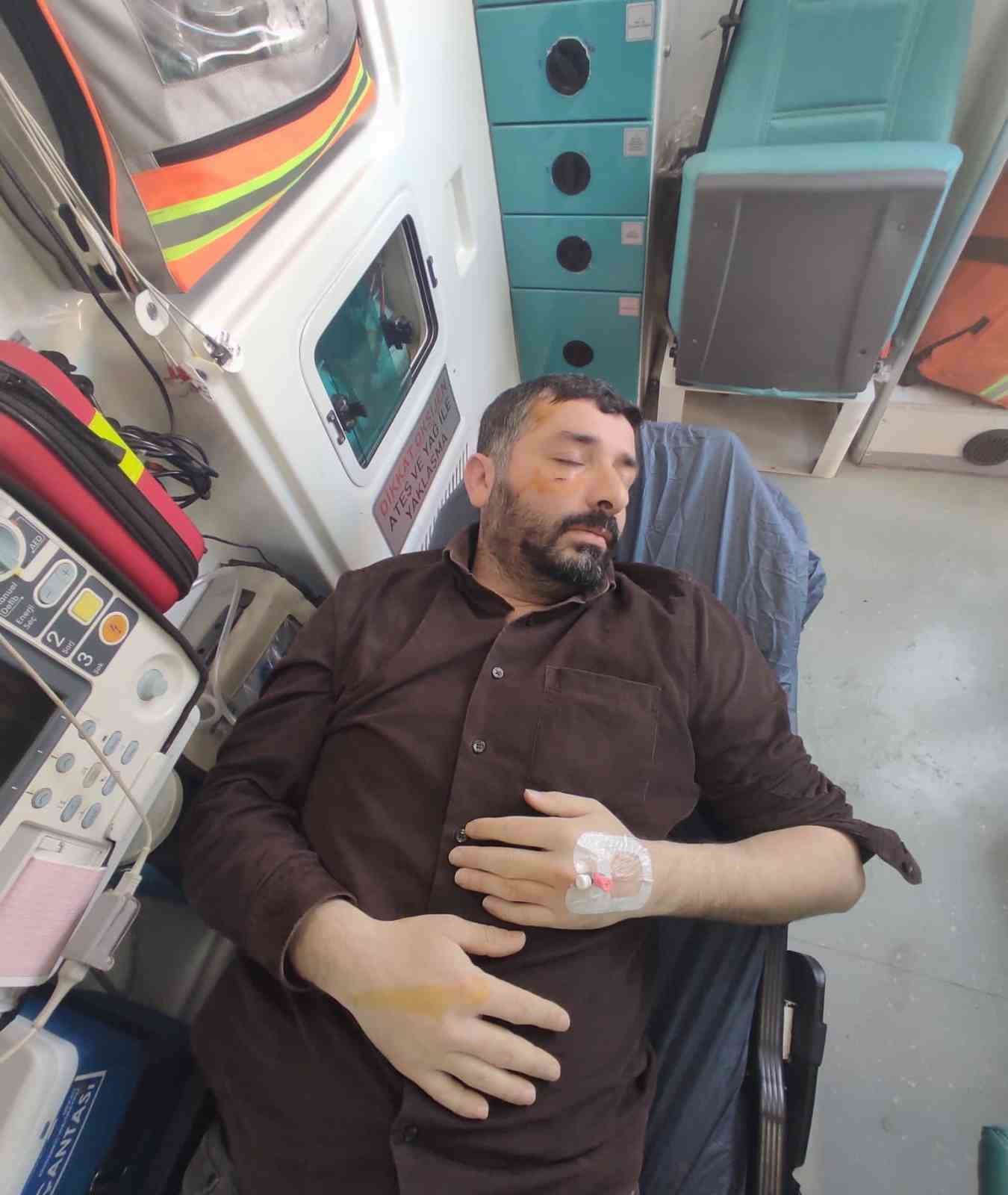 YAŞANAN GERGİNLİK SIRASINDA HÜDAPAR'LI BİR KİŞİNİN DARP SONUCU YARALANDIIĞI İLERİ