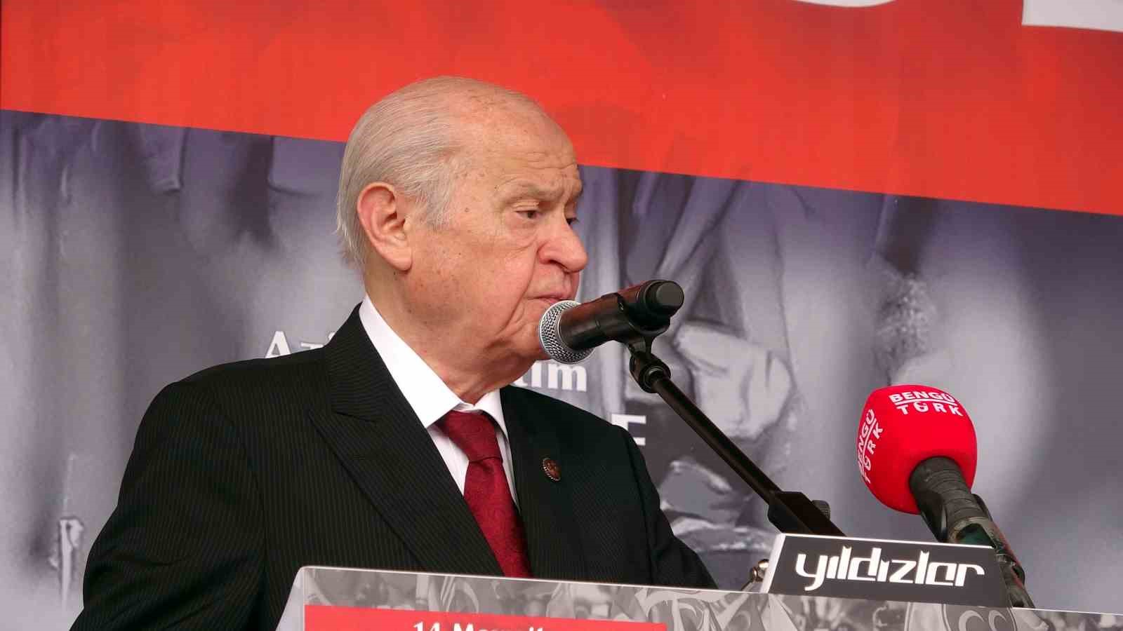 MHP GENEL BAŞKANI DEVLET BAHÇELİ, YOZGAT'TA “14 MAYISTA AZİZ MİLLETİM