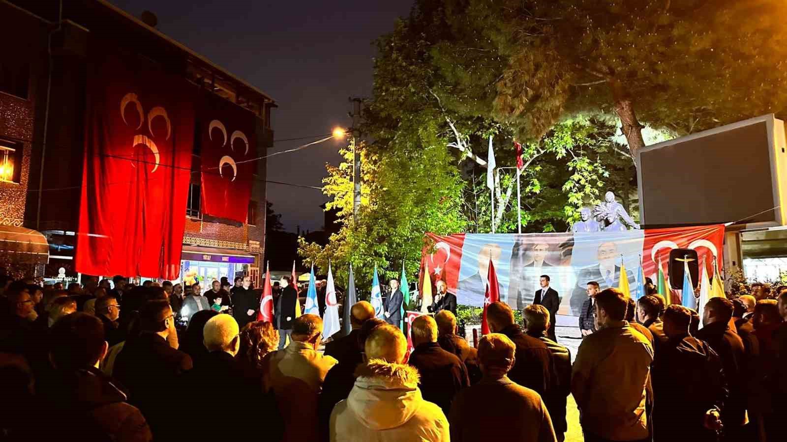 MHP GENEL SEKRETERİ İSMET BÜYÜKATAMAN, BURSA’DAKİ MİTİNGİNDE PKK’NIN KURULUŞUNDAN BUGÜNE