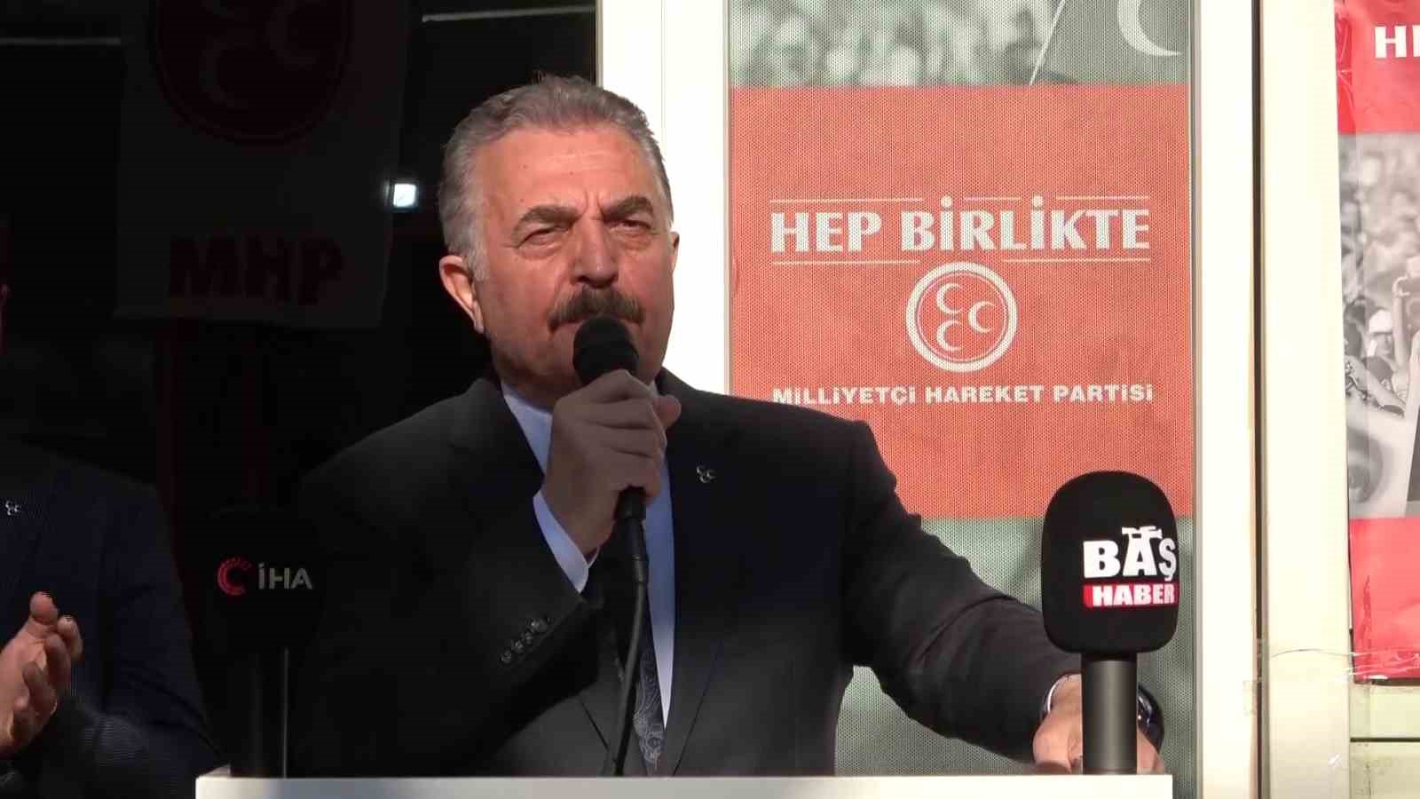 MHP GENEL SEKRETERİ İSMET BÜYÜKATAMAN, BURSA’NIN KARACABEY İLÇESİNDE SEÇİM İLETİŞİM