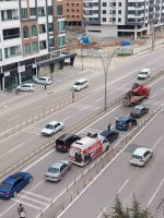 AFYONKARAHİSAR’DA MİLLİYETÇİ HAREKET PARTİSİ’NİN (MHP) SEÇİM ARACI ZİNCİRLEME TRAFİK KAZASINA