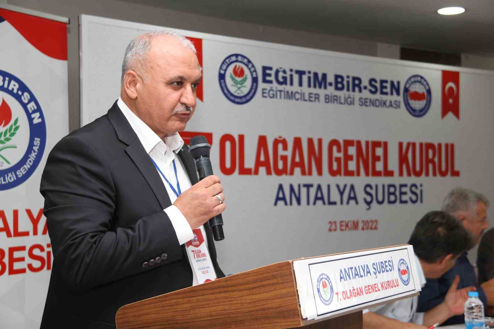 EĞİTİM BİR SEN ANTALYA ŞUBE BAŞKANI EYÜP BÜLENT MİRAN, 2023