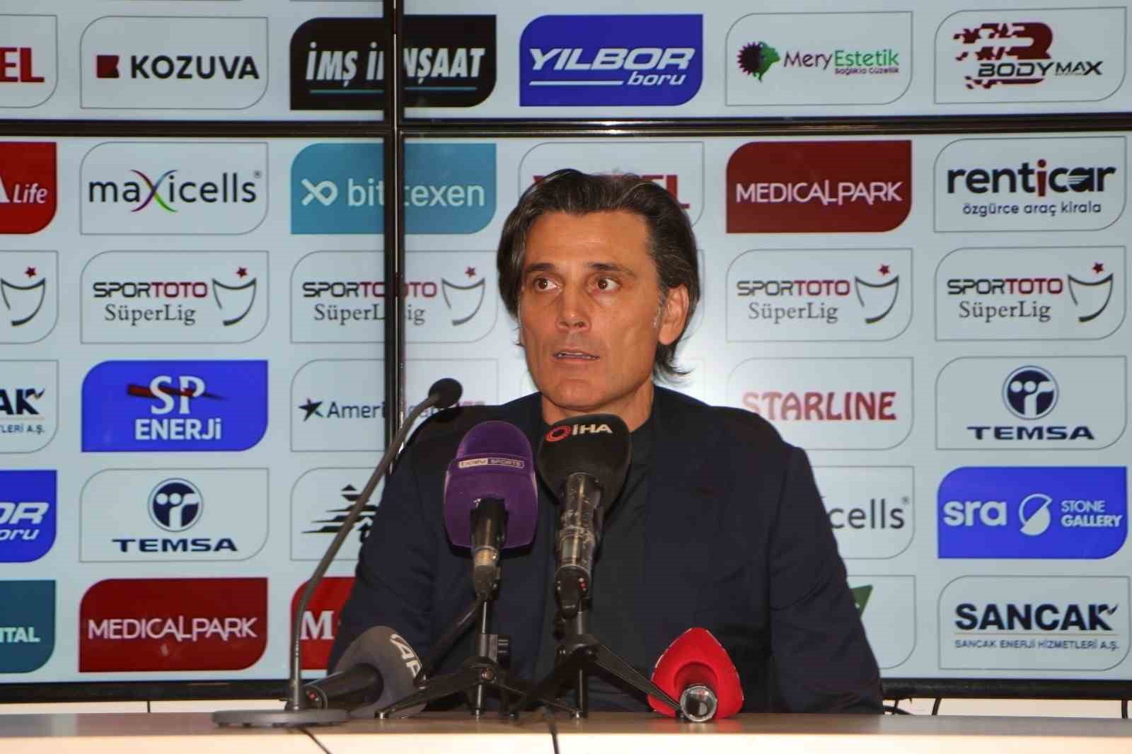 ADANA DEMİRSPOR TEKNİK DİREKTÖRÜ VİNCENZO MONTELLA, "OYNAYANLAR, OYNAMAYANLAR, DIŞARIDA KALANLAR,
