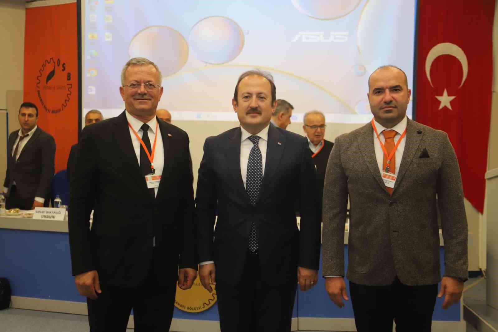 MERSİN-TARSUS ORGANİZE SANAYİ BÖLGESİ'NİN (MTOSB) OLAĞAN GENEL KURULU'NDA BAŞKANLIĞA YENİDEN