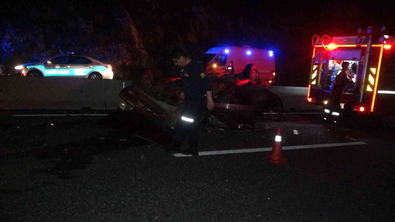 MUĞLA’NIN ULA İLÇESİNE BAĞLI SAKAR RAMPASINDA MEYDANA GELEN TRAFİK KAZASINDA
