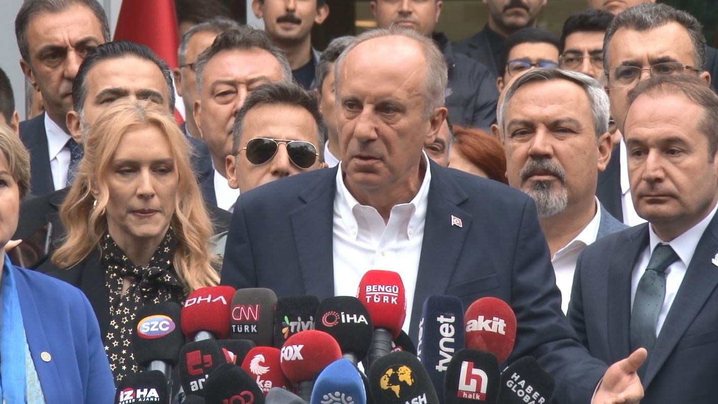 MEMLEKET PARTİSİ GENEL BAŞKANI MUHARREM İNCE, “EN SON GELDİKLERİ NOKTA;
