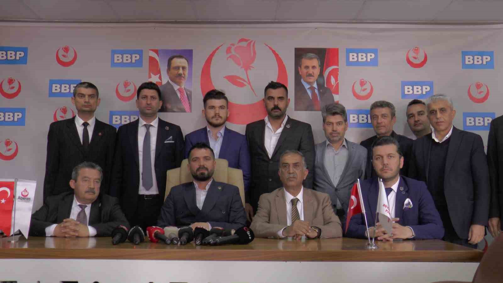 BÜYÜK BİRLİK PARTİSİ KAYSERİ İL BAŞKAN VEKİLİ MUSTAFA DİLMEN, YAPTIĞI