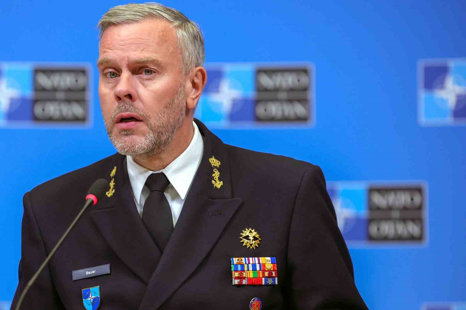 NATO ASKERİ KOMİTESİ BAŞKANI AMİRAL ROB BAUER, BELÇİKA’NIN BAŞKENTİ BRÜKSEL’DEKİ