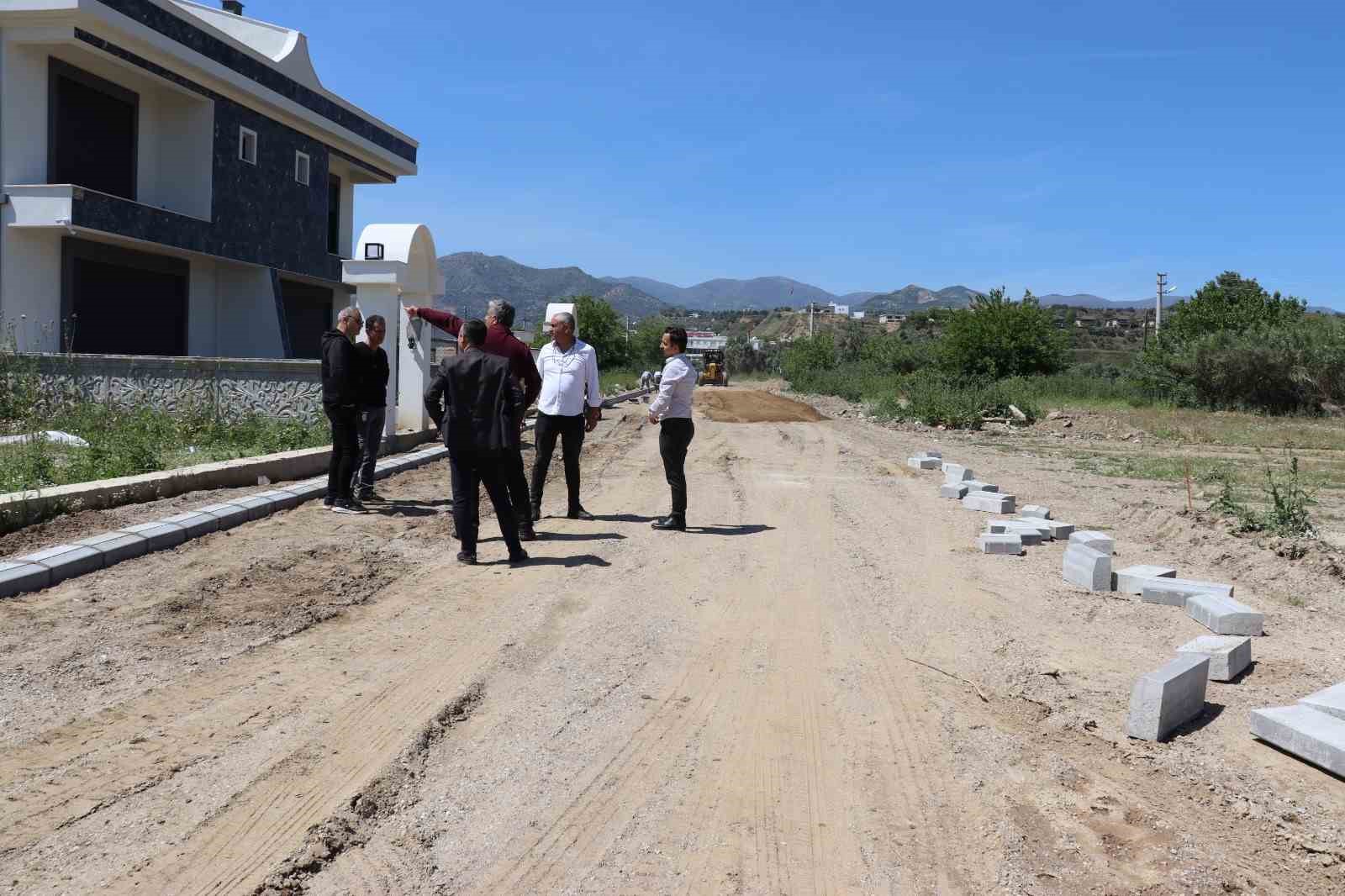 NAZİLLİ BELEDİYESİ İSABEYLİ’DE YENİ YOLLAR AÇIYOR