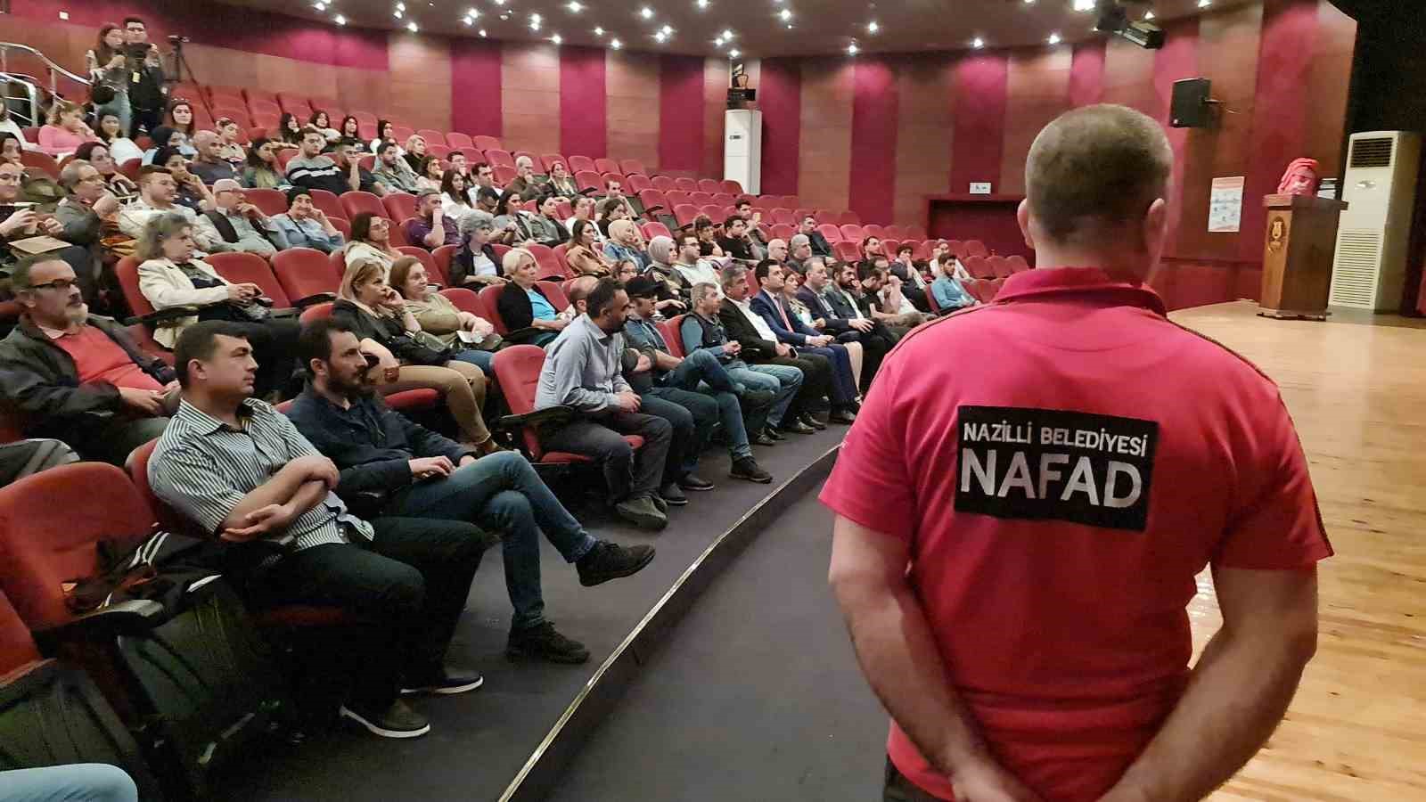 NAZİLLİ DOĞAL AFETLERE NAFAD’LA HAZIRLANIYOR
