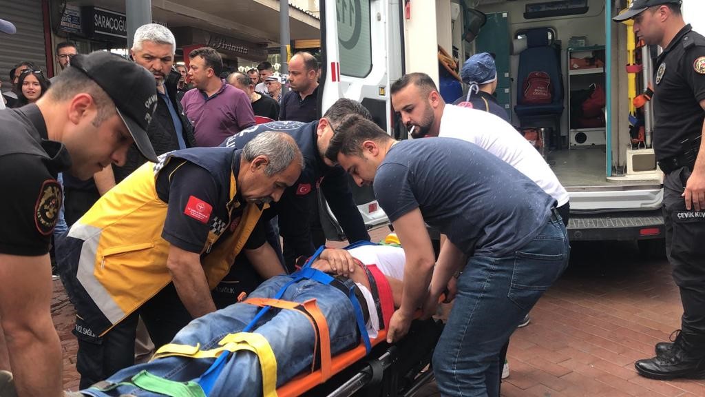 NAZİLLİ UZUN ÇARŞI’DA BULUNAN BİR KUYUMCUDA MÜŞTERİ İLE KUYUMCU ARASINDA
