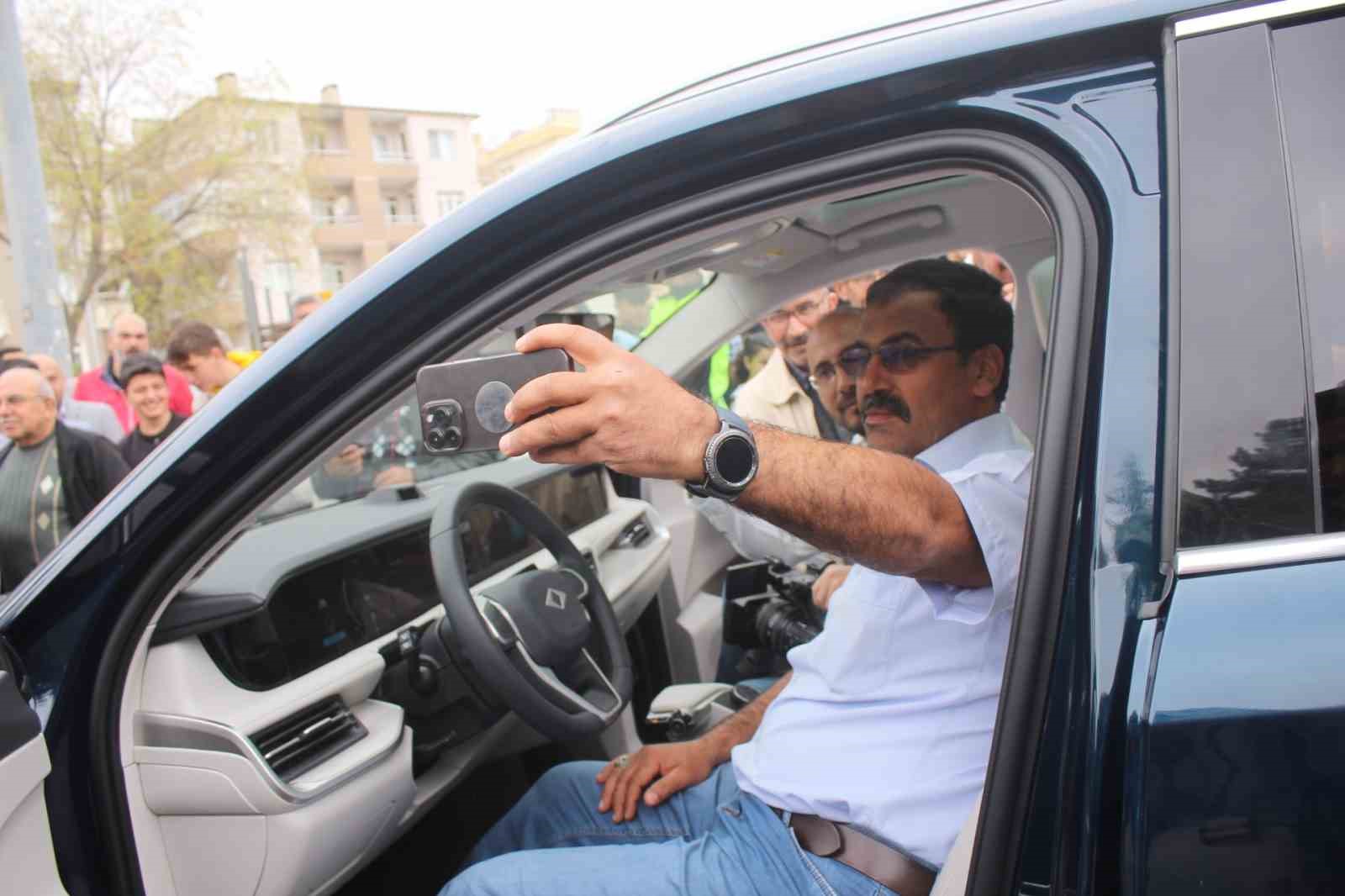 TÜRKİYE'NİN YERLİ OTOMOBİLİ TOGG'UN İLK AKILLI CİHAZ MODELİ T10X, NEVŞEHİR'DE