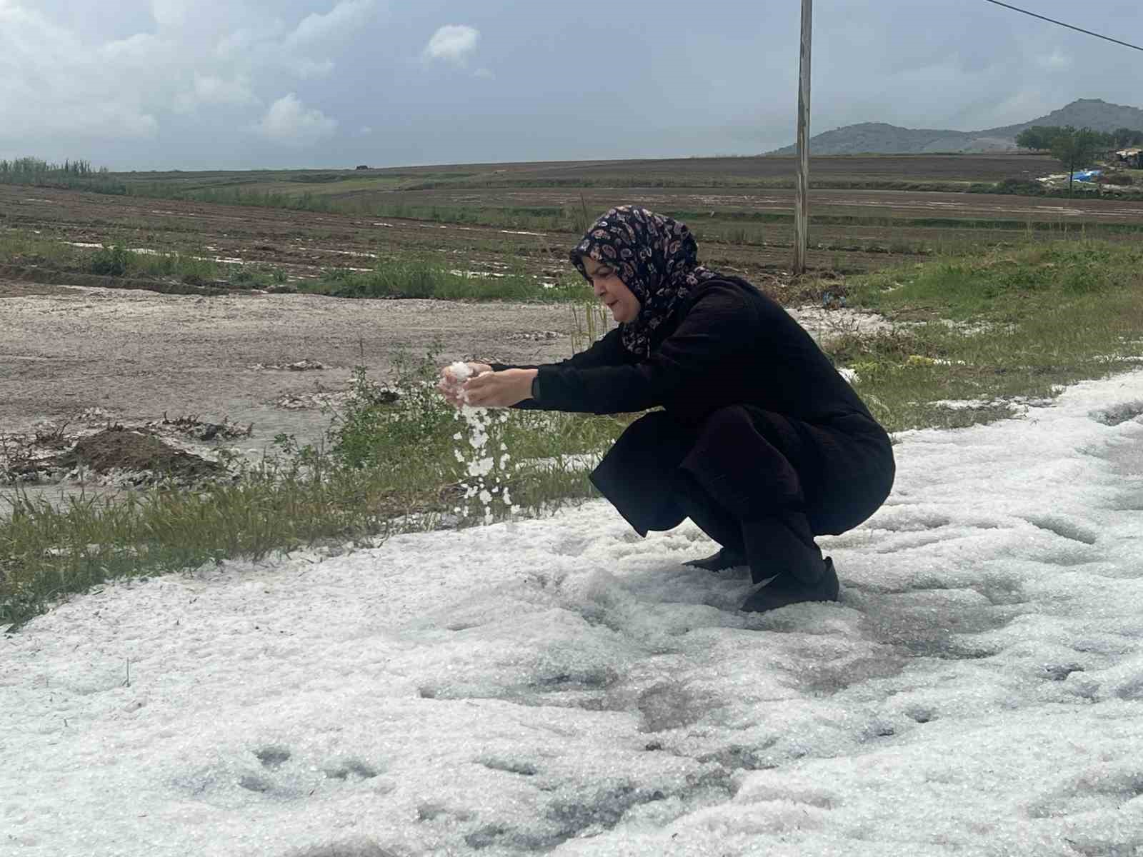 GÜLŞEHİR İLÇESİNE CİVELEK KÖYÜNDE ŞİDDETLİ YAĞIŞ NEDENİYLE MEYDANA GELEN SELDE
