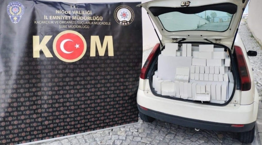 NİĞDE (İHA) - NİĞDE'DE DÜZENLENEN OPERASYONLARDA, 465 BİN DOLU MAKARON
