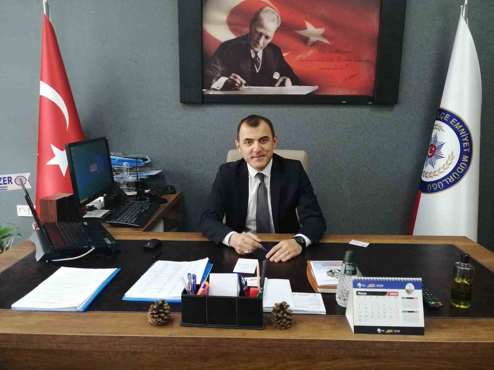 NİKSAR İLÇE EMNİYET MÜDÜRÜ İLHAN TEKİN GÖREVİNE BAŞLADI