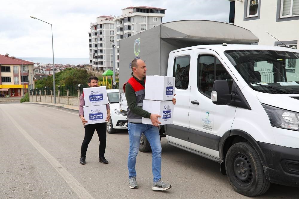 ORDU BÜYÜKŞEHİR BELEDİYESİ TARAFINDAN ÇÖLYAK HASTALARINA GLÜTENSİZ GIDA DESTEĞİ YAPILDI.