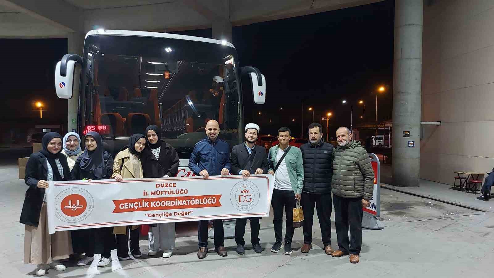 DÜZCE MÜFTÜLÜĞÜ TARAFINDAN “GENÇLİĞİ DEĞER PROJESİ” ÇERÇEVESİNDEKİ PROGRAMLARA KATILAN 8